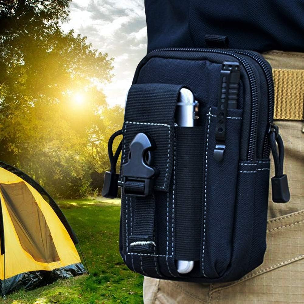 Hunting & Outdoor Supplies Carterton - 戦術的なモールベルトポーチ軍事ウエストバッグ EDC ツールオーガナイザー電話ホルスターホルダー男性用屋外ハイキングキャンプ狩猟ギア