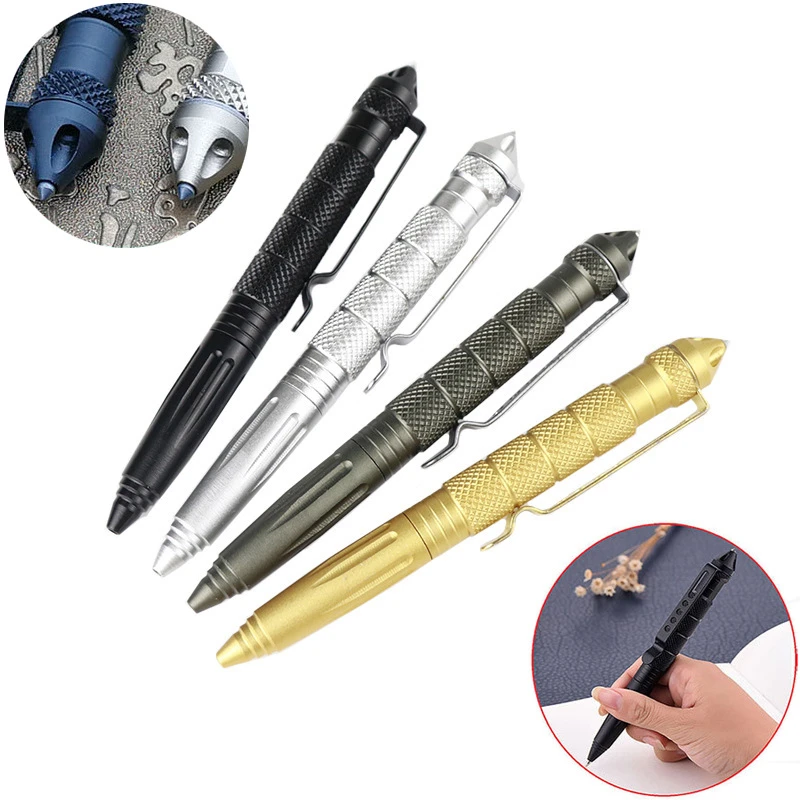 Tactical Pen Tool - 戦術ペン自己防衛多機能緊急サバイバルツールガラスブレーカータングステン鋼筆記ペン屋外救助脱出