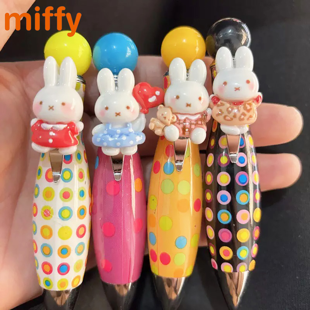 Tactical Pen Tool - かわいいミッフィーかわいいボールペン漫画ウサギ創造性学生多機能ポータブルサインペン友人ガールフェスティバルギフト