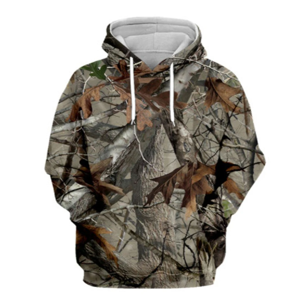 Hunting Outdoor Shop - 男性と女性のためのカエデの葉のカモフラージュ,フード付きジャケット,釣り,キャンプ,狩猟,春,秋,ファッショナブル