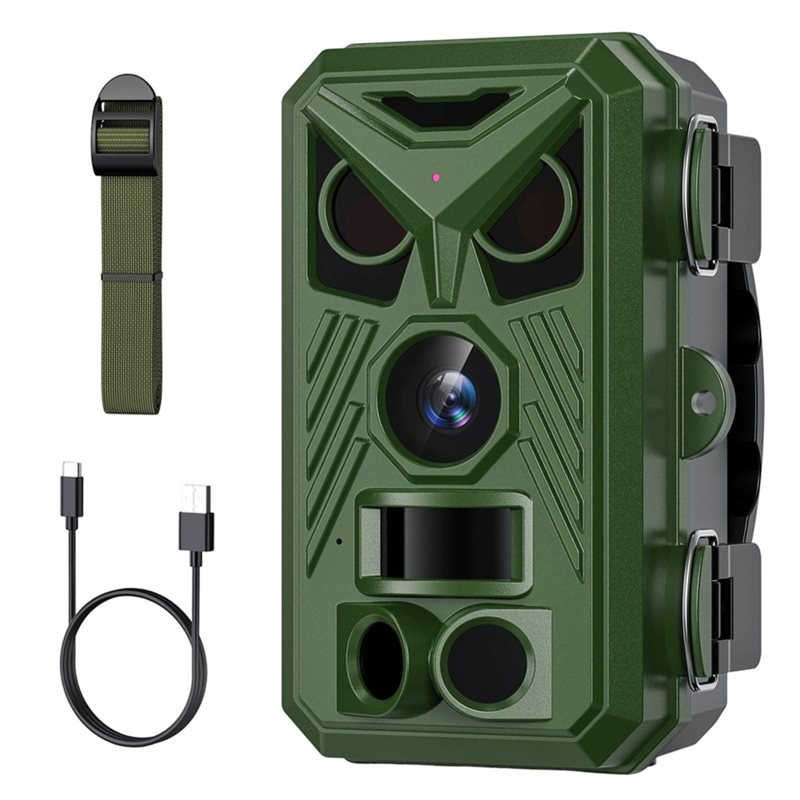Trail Camera Infrared - BTLIFE-野生動物監視 1080P HD 赤外線ハンティングカメラ 2.4 インチナイトビジョン屋外トレイルカメラ追跡写真トラップカム