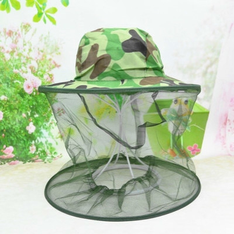 Hunting Outdoor Hats - ファッション昆虫蚊帳メッシュフェイス釣り狩猟屋外キャンプ帽子