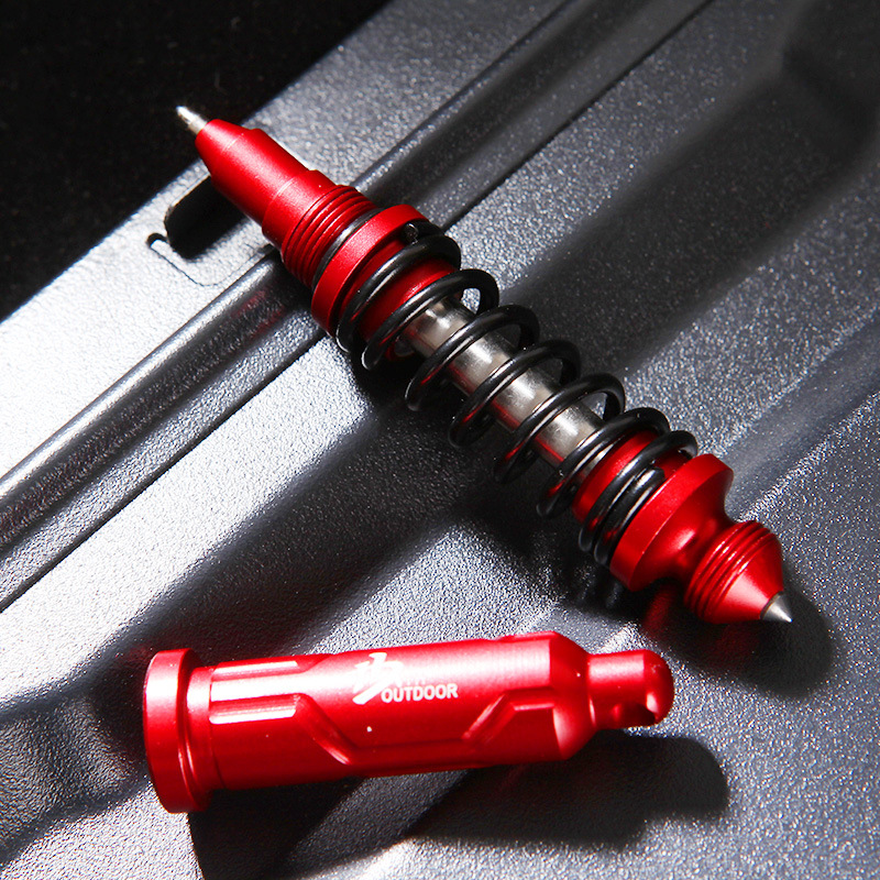 Tactical Pen Tool - ステンレス鋼のヘッドを備えた多機能タクティカルペン,壊れた窓,自己防衛,アンチウルフアーティファクトを備えた実用的なデバイス