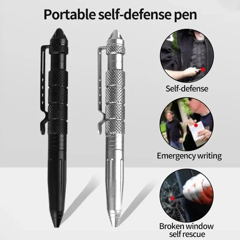 Tactical Pen Tool - 多機能タクティカルペン タングステン鋼ガラスブレーカー アウトドアサバイバルツール