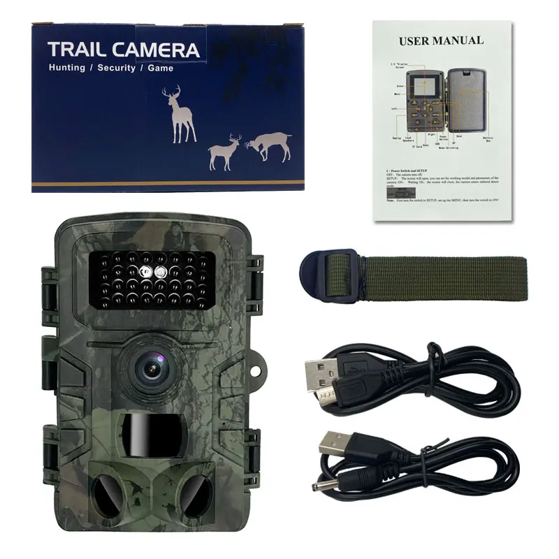 Trail Camera Infrared - 狩猟用トレイルカメラ PR700 赤外線ナイトビジョン野生動物カメラ HD 20MP 1080P