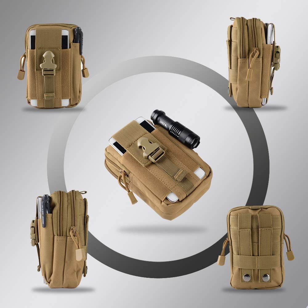 戦術的なモールベルトポーチ軍事ウエストバッグ EDC ツール - Hunting & Outdoor Supplies Carterton のレビューと価格