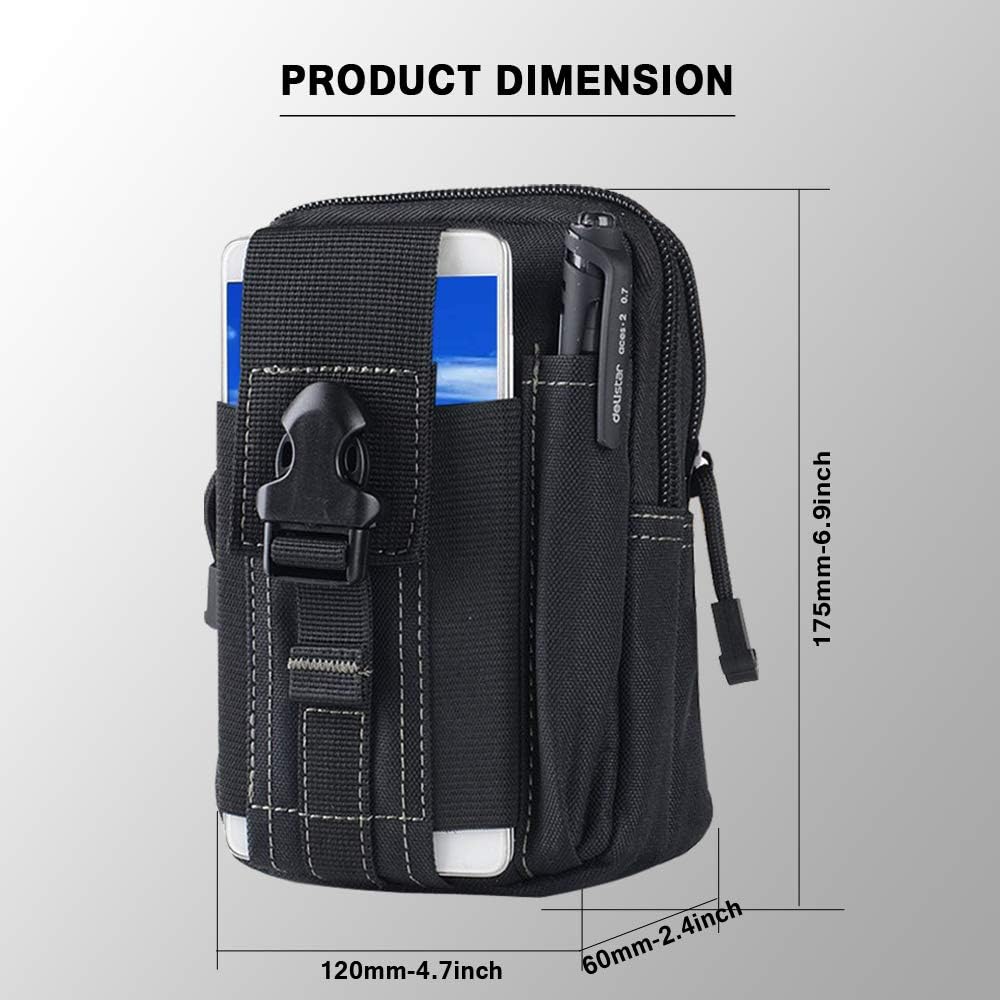 戦術的なモールベルトポーチ軍事ウエストバッグ EDC ツール - Hunting & Outdoor Supplies Carterton のレビューと価格