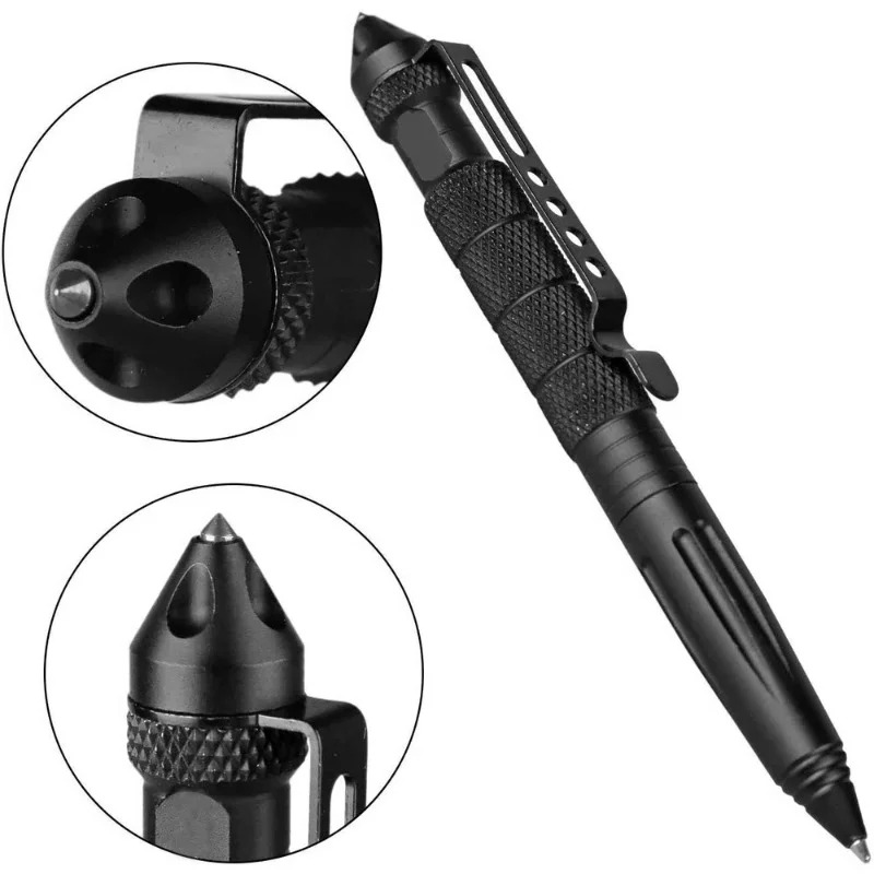 軍事戦術ペン緊急ガラスブレーカーペン多機能アルミ合金アウトド - Tactical Pen Tool のレビューと価格