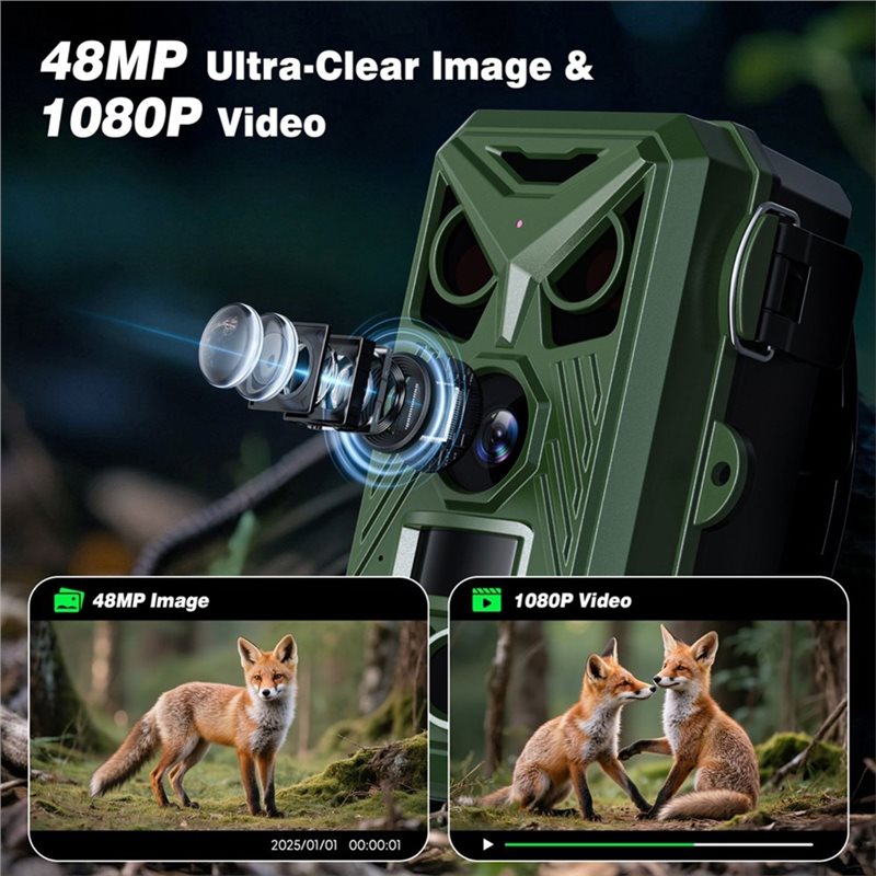 BTLIFE-野生動物監視 1080P HD 赤外線ハンティ - Trail Camera Infrared のレビューと価格