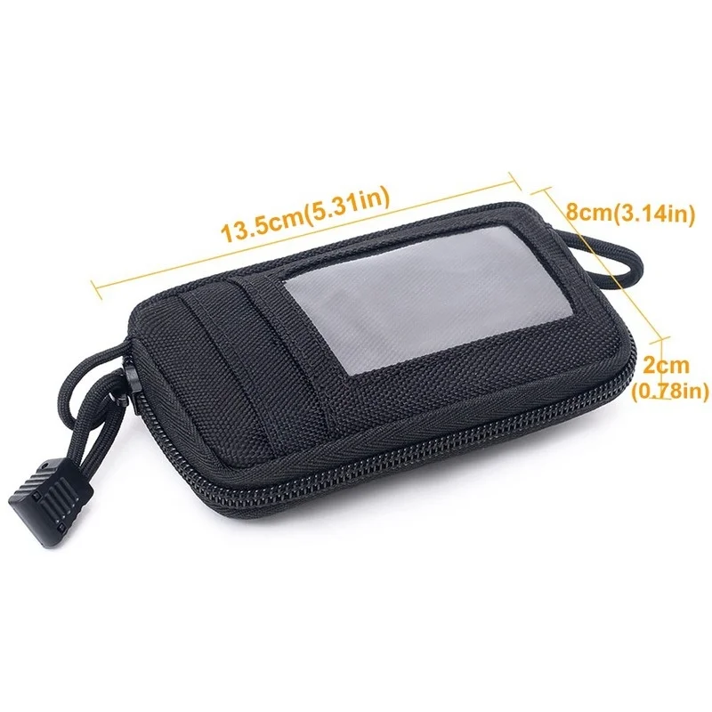 戦術的な財布カードバッグ防水カードキーホルダーマネーポーチパ - Hunting Outdoors Card のレビューと価格