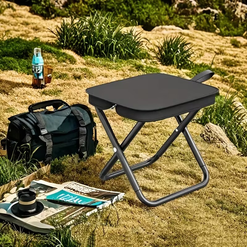 ポータブル折りたたみ式バックパックスツール軽量キャンプピクニ - Outdoor Hunting Chair のレビューと価格