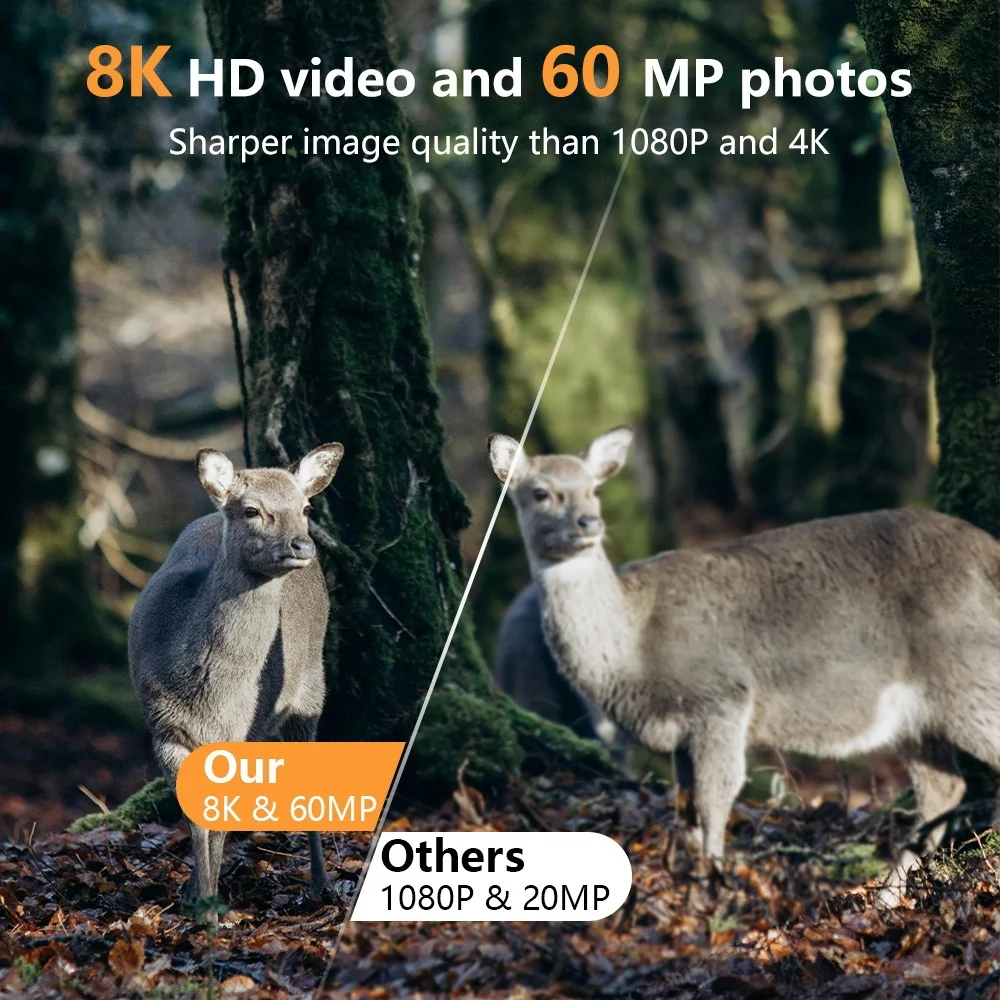 PR803W 8K WiFi トレイルカメラ - IP66  - Trail Camera Infrared のレビューと価格