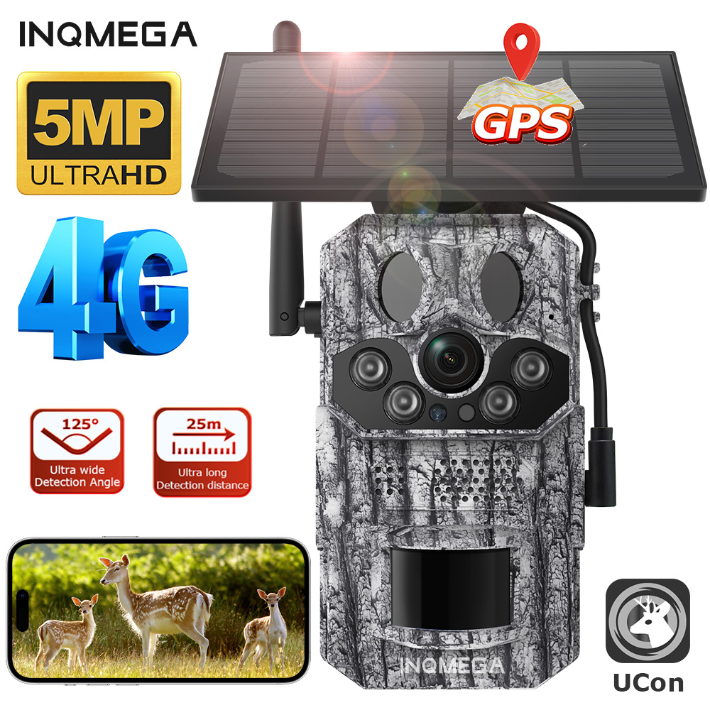 INQMEGA4G 2K 5MP PIR モーション起動トリ - Trail Camera Infrared のレビューと価格