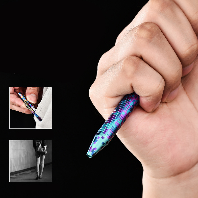 屋外用ポータブルEDCチタン合金タクティカルペン、デジタル迷 - Tactical Pen Tool のレビューと価格