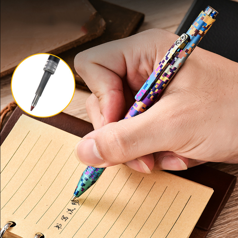 屋外用ポータブルEDCチタン合金タクティカルペン、デジタル迷 - Tactical Pen Tool のレビューと価格