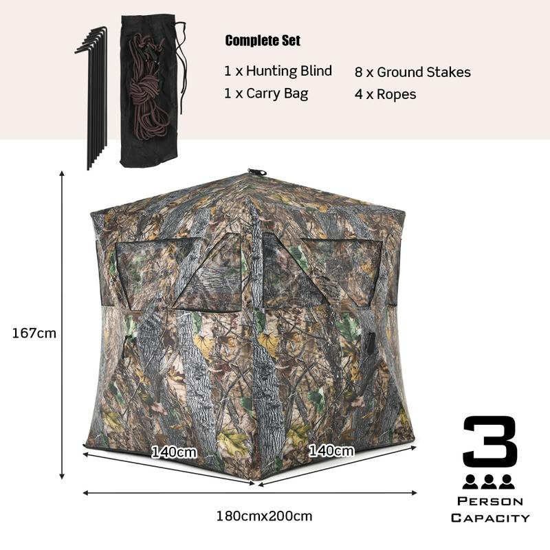 鹿やアンテロープ用の地釘と固定具付きポータブルハンティングブ - Hunting & Outdoor Supplies Carterton のレビューと価格