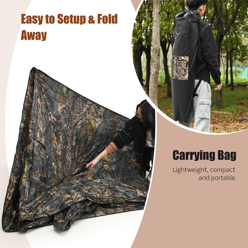 鹿やアンテロープ用の地釘と固定具付きポータブルハンティングブ - Hunting & Outdoor Supplies Carterton のレビューと価格