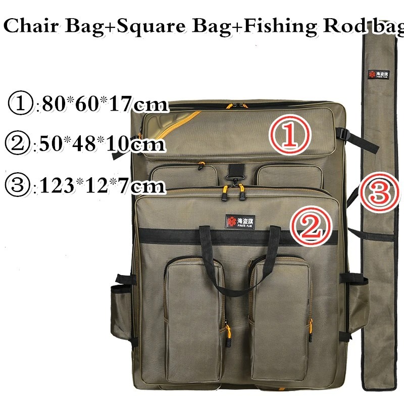 大容量防水フィッシングバックパック1680d厚手の耐摩耗性オ - Outdoor Hunting Chair のレビューと価格