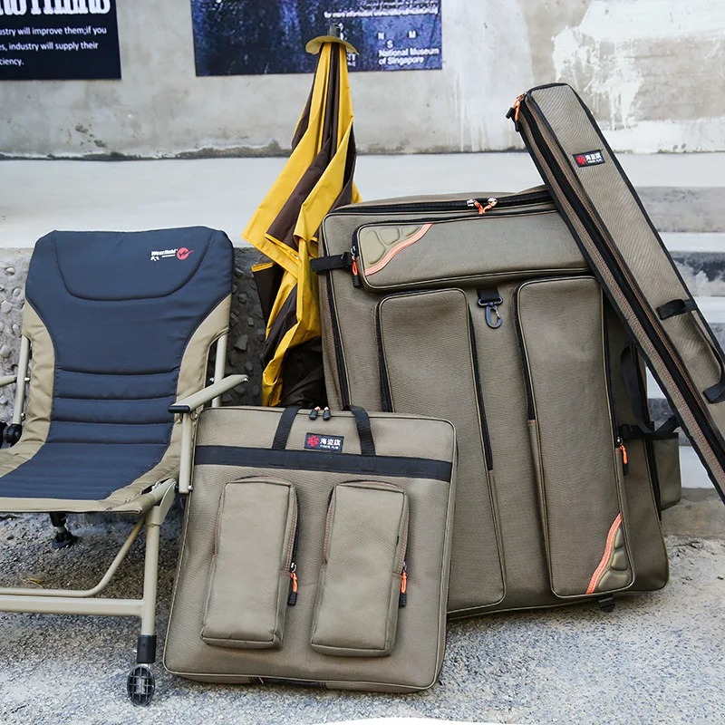 大容量防水フィッシングバックパック1680d厚手の耐摩耗性オ - Outdoor Hunting Chair のレビューと価格