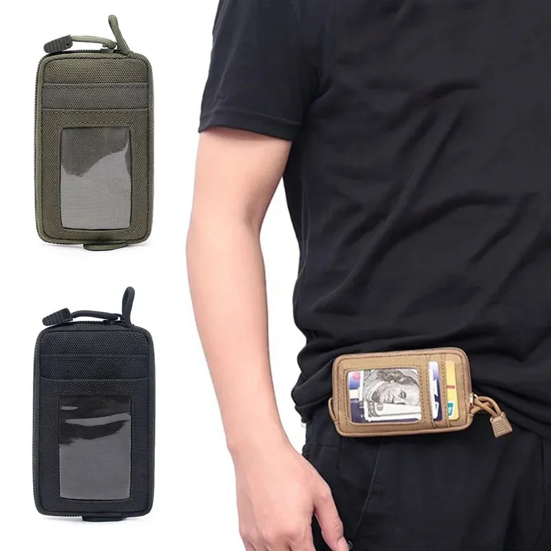 戦術的な EDC ポーチ屋外キー財布財布小銭入れカードスロッ - Hunting Outdoors Card のレビューと価格