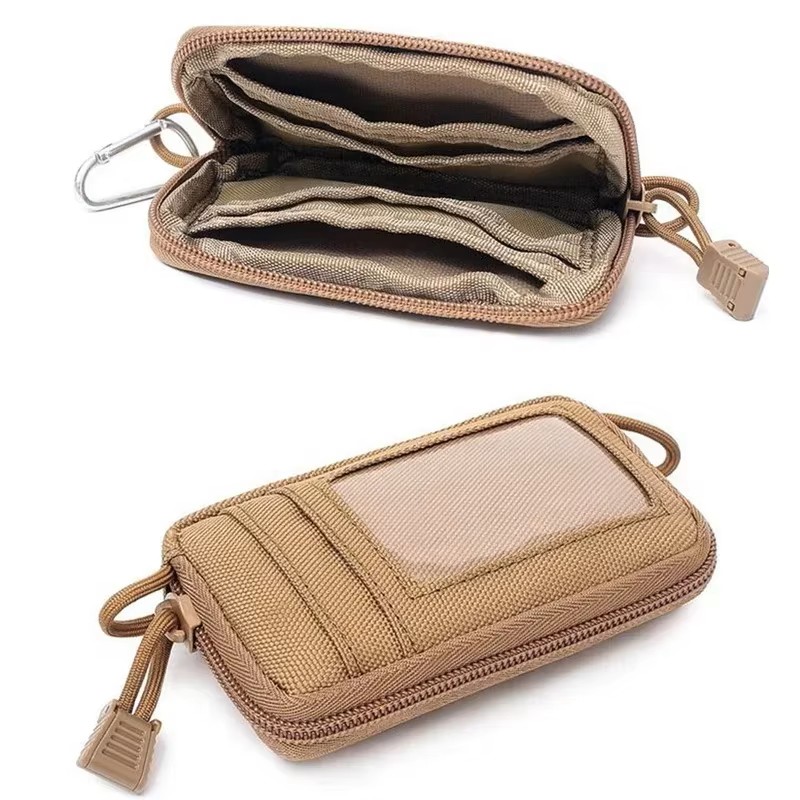 戦術的な EDC ポーチ屋外キー財布財布小銭入れカードスロッ - Hunting Outdoors Card のレビューと価格