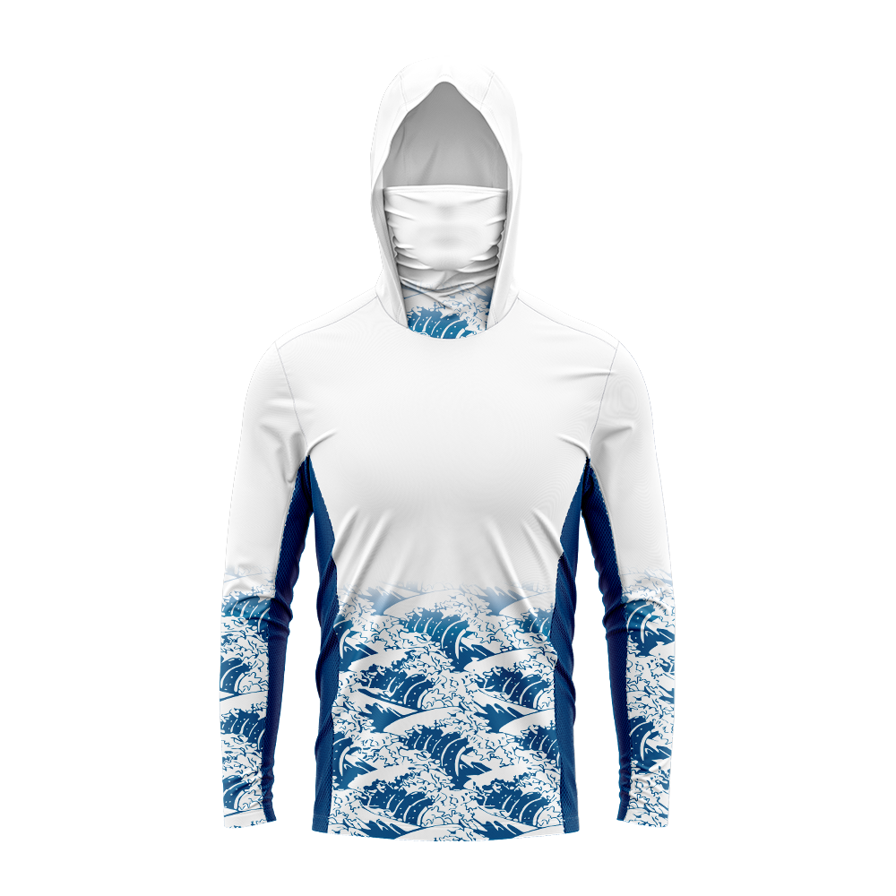メンズUPF50+日焼け防止フィッシングフーディー、フェイス - Outdoor Hunting Hoodie のレビューと価格