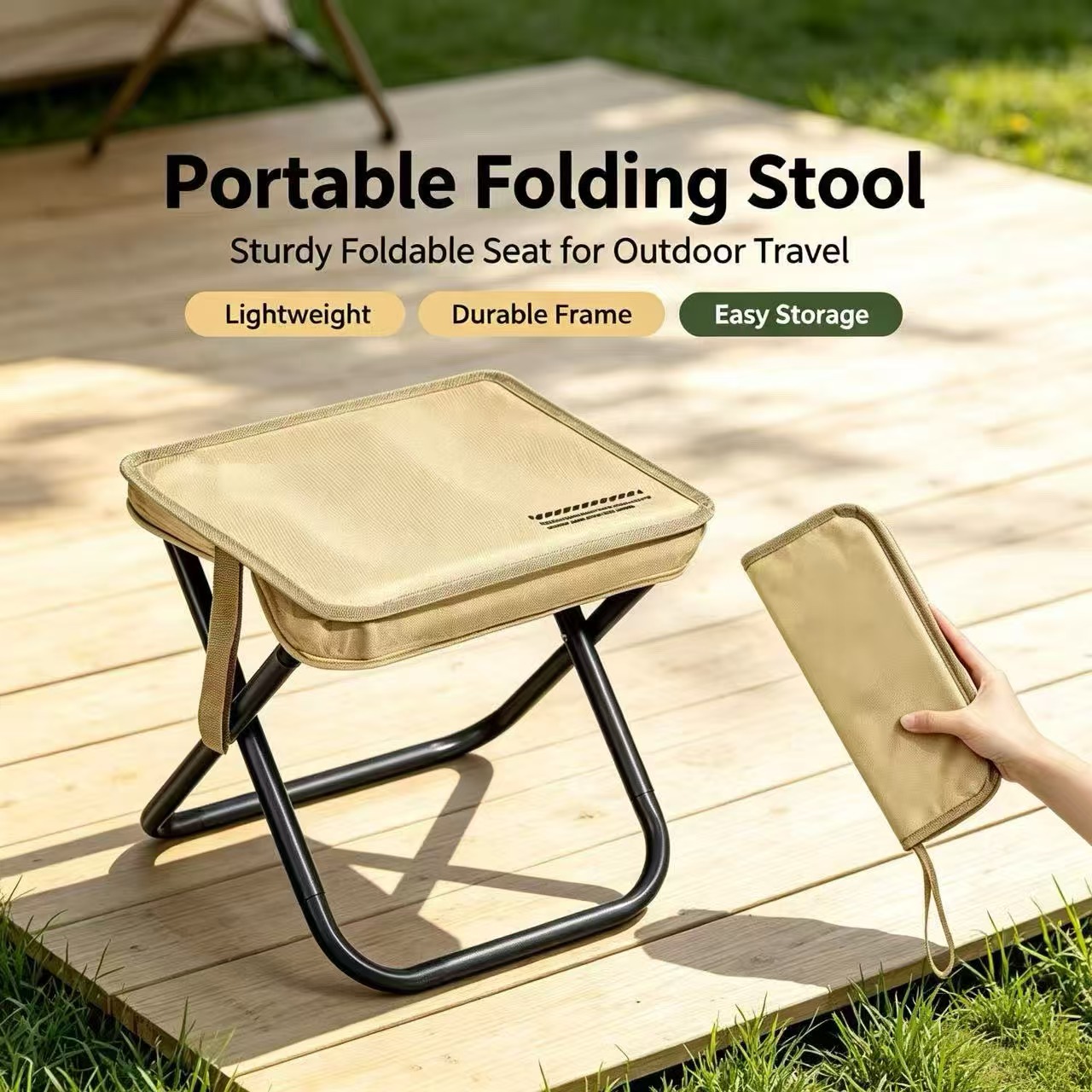 Magza ポータブル折りたたみスツール超軽量ペンスツールア - Outdoor Hunting Chair のレビューと価格