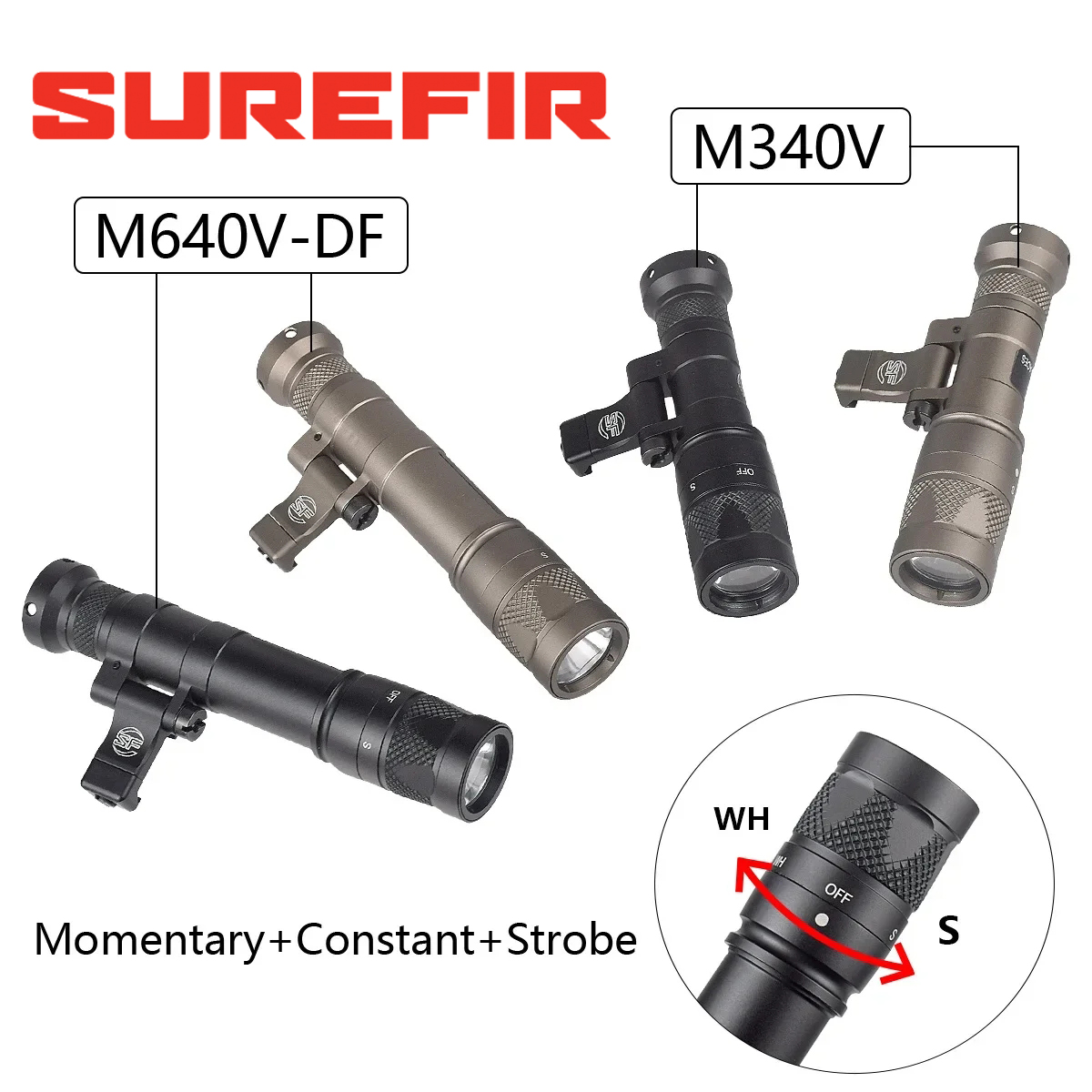 Surefir M600 M340 DF M640 SF 懐 - Hunting Outdoor Shop のレビューと価格