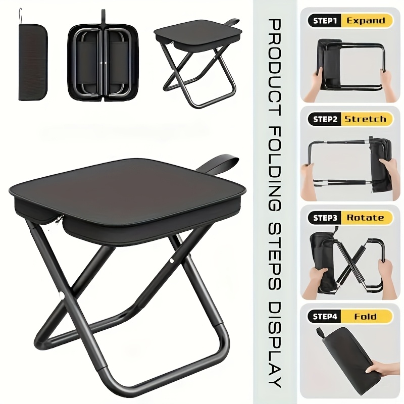 ポータブル折りたたみスツール 軽量キャンプチェア 折りたたみ - Outdoor Hunting Chair のレビューと価格