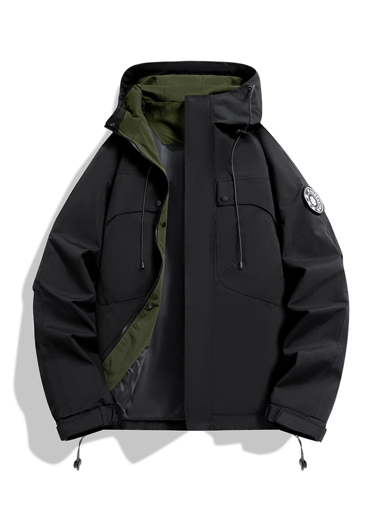 春防水ハイキングジャケット男性フード付き狩猟ランニングトレッ - Hunting Outdoor Shop のレビューと価格