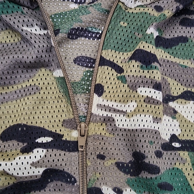 屋外用フード付きセットアップ メンズ 軽量メッシュ迷彩スーツ - Outdoor Hunting Hoodie のレビューと価格